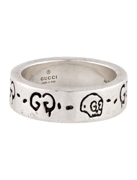 gucci flora ring in sterling silver|gucci ghost ring price.